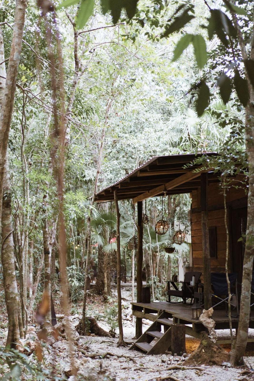 Cheel Lodge & Camping Puerto Morelos Kültér fotó